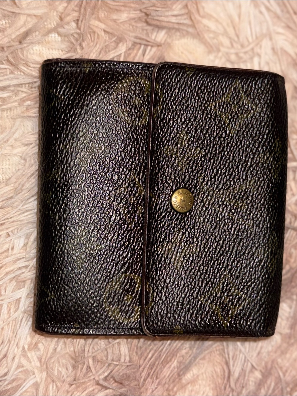 PROJECT Authentic Louis Vuitton Monogram Elise Trifold Wallet + COA